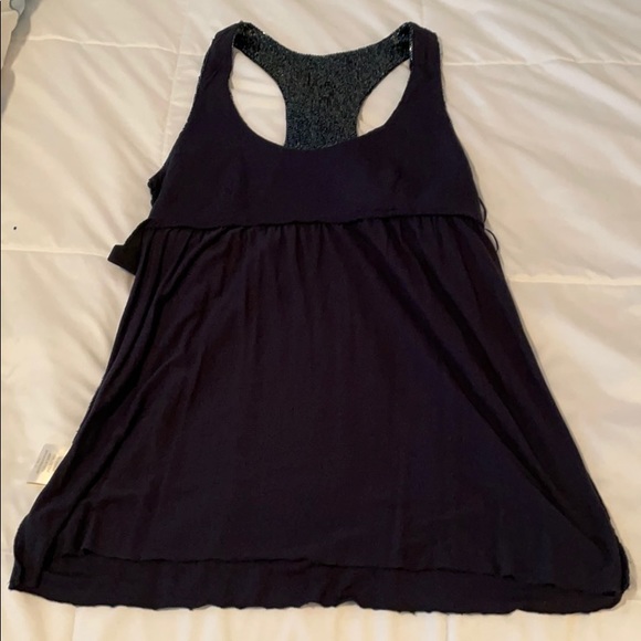 Matty M Racer Back Sequin Tank - Navy Blue - Picture 7 of 16